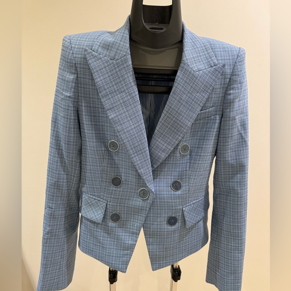 Veronica Beard Plaid Blazer size 00